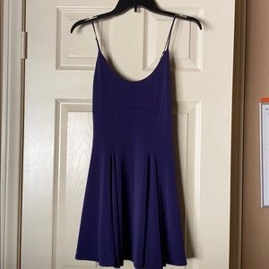 Blue Flowy Mini Dress